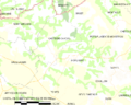 Map commune FR insee code 64406