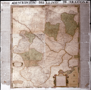 Archivo:Map of the Kingdom of Aragon by Juan Bautista Labaña WDL7325