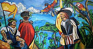 Archivo:Matthias Laurenz Gräff, "Die Entdeckung des Pazifik. Vasco Núñez de Balboa, Panama - 25. 9. 1513, 11 Uhr"
