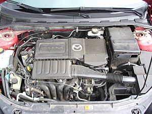 Archivo:Mazda 3 Sport 1.6 MZR Exclusive Tornadorot Motor
