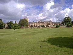Archivo:Merton College from across the Christ Church Meadow