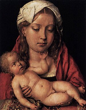 Archivo:Michel Sittow - Virgin and Child - WGA21466