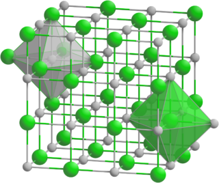 NaCl polyhedra.svg