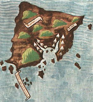 Archivo:Old map borneo by pigafetta