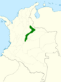 Oxypogon guerinii map 2
