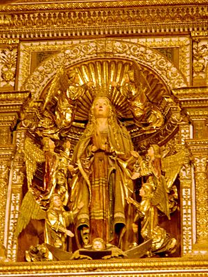 Archivo:Palencia - Catedral - retablo mayor 02