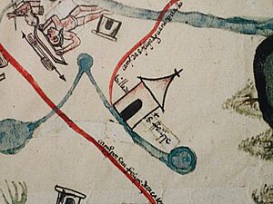 Archivo:San Felipe, Guanajuato - Mapa de San Miguel y San Felipe de los Chichimecas (1580)