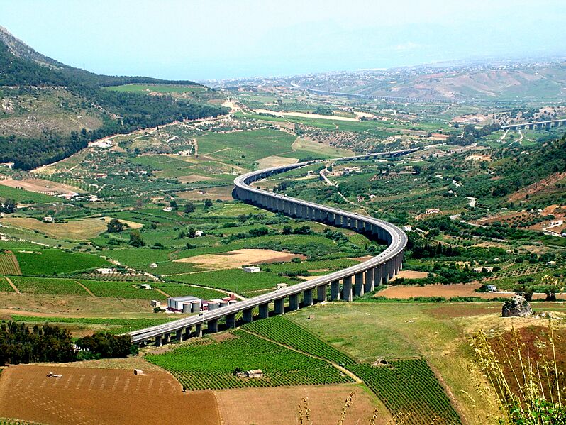 Sizilien Autobahn A29DIR
