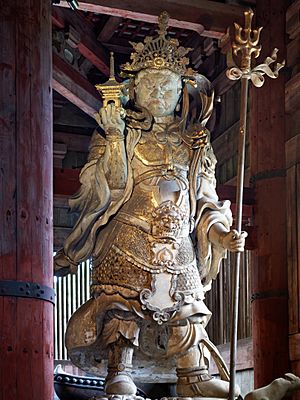 Archivo:Tamonten-Bishamonten - temple Todai-ji - Nara