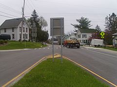 The western terminus of NY 206 in Whitney Point.JPG