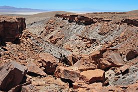Tilocalar Hills, dry watercourse.jpg