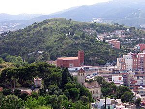 Archivo:Turó del Carmel des de la Rovira