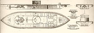 Archivo:USS Monitor plans
