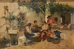 Archivo:Vendiendo melones (1890), por Joaquín Sorolla y Bastida