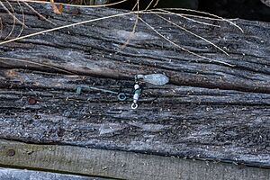Archivo:Abandoned fishing gear at farmhouse at Kelvin A. Lewis farm in Creeds