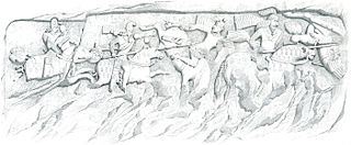 Archivo:Ardachir relief Firuzabad 1