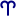 Aries symbol (heavy blue)