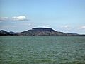 Badacsony mountain from Balatonmáriafürdő, Hungary
