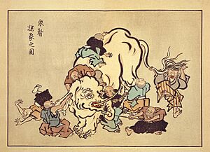 Archivo:Blind monks examining an elephant