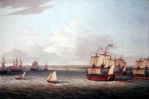 Archivo:British fleet entering Havana