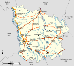 Archivo:Carte de la Nièvre