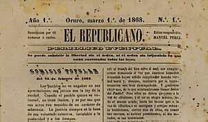 Archivo:Danzas de diablos en Oruro en la primera mitad del siglo XIX recorte de periodico