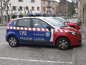 Archivo:El Escorial, policía local