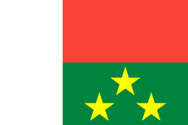 Flag of the Chief of Army Staff of Madagascar (Divisional General)