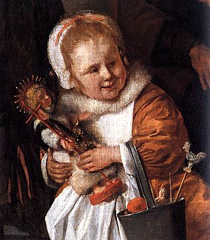 Archivo:Jan Steen - The Feast of St. Nicholas (detail) - WGA21723