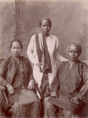 Archivo:KITLV - 103763 - Chinese and Malaysian women at Singapore - circa 1890