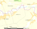 Map commune FR insee code 62747