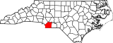 Map of North Carolina highlighting Union County.svg