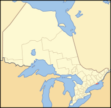 Map of Ontario PRINCE EDWARD.svg
