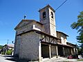 Marietako parrokia-eliza Barrundia udalerri osoko tenplu nabarmenetako bat da. Marieta, Barrundia, Araba, Euskal Herria. 2015-08-20