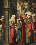 Archivo:Marx Reichlich - Meeting of Mary and Elisabeth - WGA19048