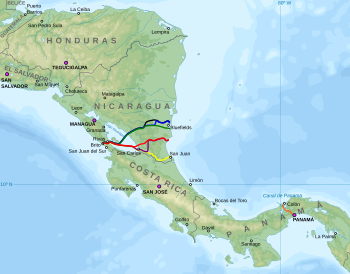 Archivo:Nicaragua canal proposals - es