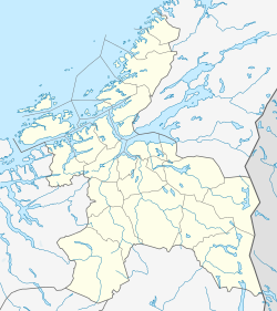 Trondheim ubicada en Sør-Trøndelag