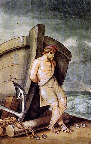 Archivo:Odysseus sehnt sich nach Ithaka (Tischbein)