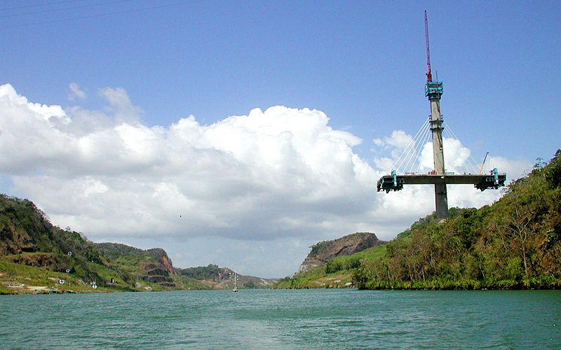Panama Canal Cent Bridge Building