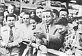 Presidente Oscar Osorio en la inauguración de la "Presa 5 de Noviembre" - 21 de Junio de 1954