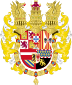 Royal Coat of Arms of Spain with Germanic Ornaments (1580-1621).svg
