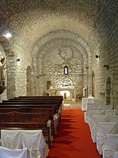Archivo:Sant Marçal de Montseny - Nau de l'església