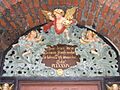 Stralsund, Germany, Nikolaikirche, Tür zur Semlower Straße, Detail (2006-09-29)