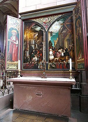 Archivo:Universitätskapelle Münster Freiburg Panorama Altar