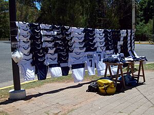 Archivo:Venta callejera de camisetas GELP