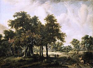 Archivo:Wooded Landscape with Farmsteds
