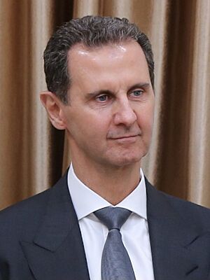 (cropped 2) دیدار بشار اسد و هیئت همراه با سید علی خامنه ای، ۱۰ خرداد ۱۴۰۳ (05).jpg