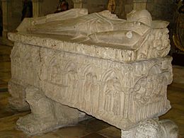 79 Museo diocesano Valladolid sarcofago procedente del Monasterio de Palazuelos ni