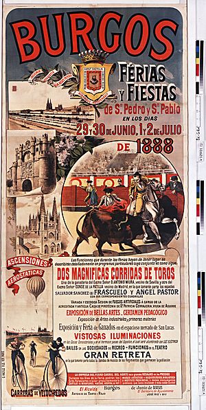 Archivo:Burgos. Ferias y fiestas (julio 1888)