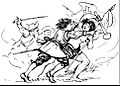 Catalina de Erauso contra Mapuches - por Subercaseaux